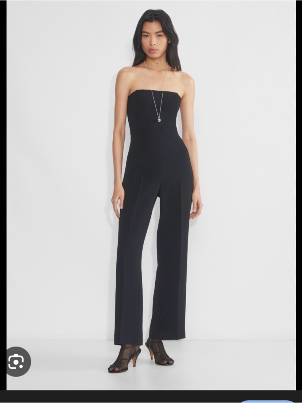 Wilfred Ellerie Strapless Wide-Leg Jumpsuit